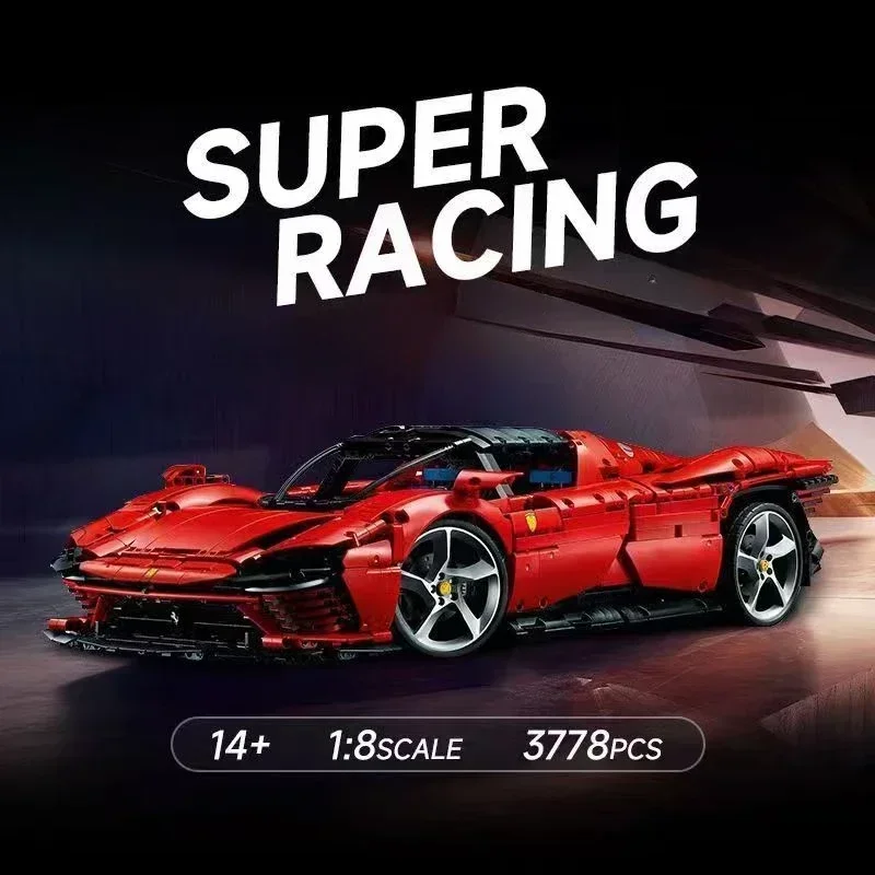 42143 Daytona SP3 модель суперкара Ferraried технический автомобиль строительные блоки