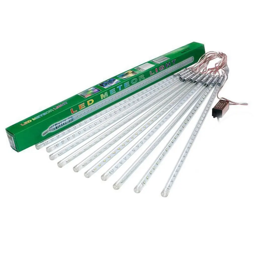 

30cm Eight Pieces Of Led Meteor Shower Lamp Rainproof Meteor Lamp Highlight Patch Hollow Decorative Lamp