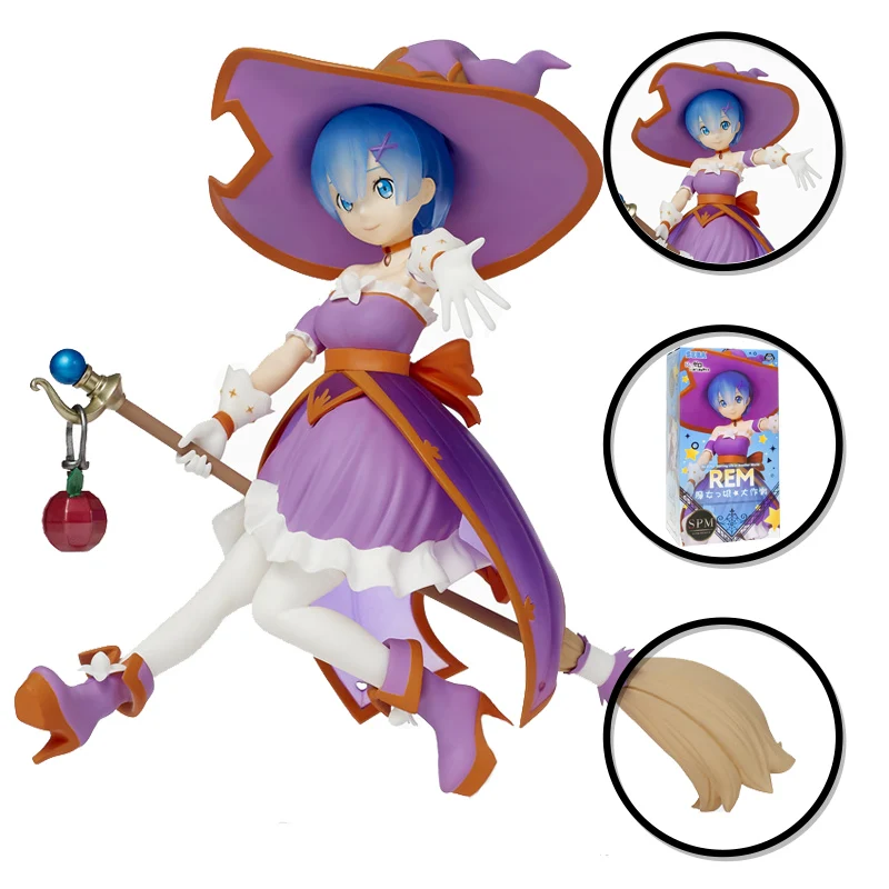 

Фигурка Рем Re: Life In A Different World From Zero Kawaii Little Witch, 18 см, оригинальная аниме фигурка, новые игрушки для детей, подарок