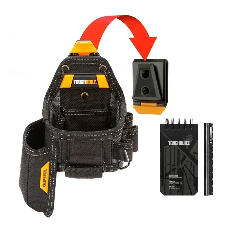 TOUGHBUILT TB-CT-25X Рулетка/чехол для универсального ножа + чехол ноутбука и карандашей