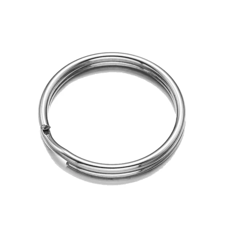 Кольца для ключей из нержавеющей стали 50 шт.