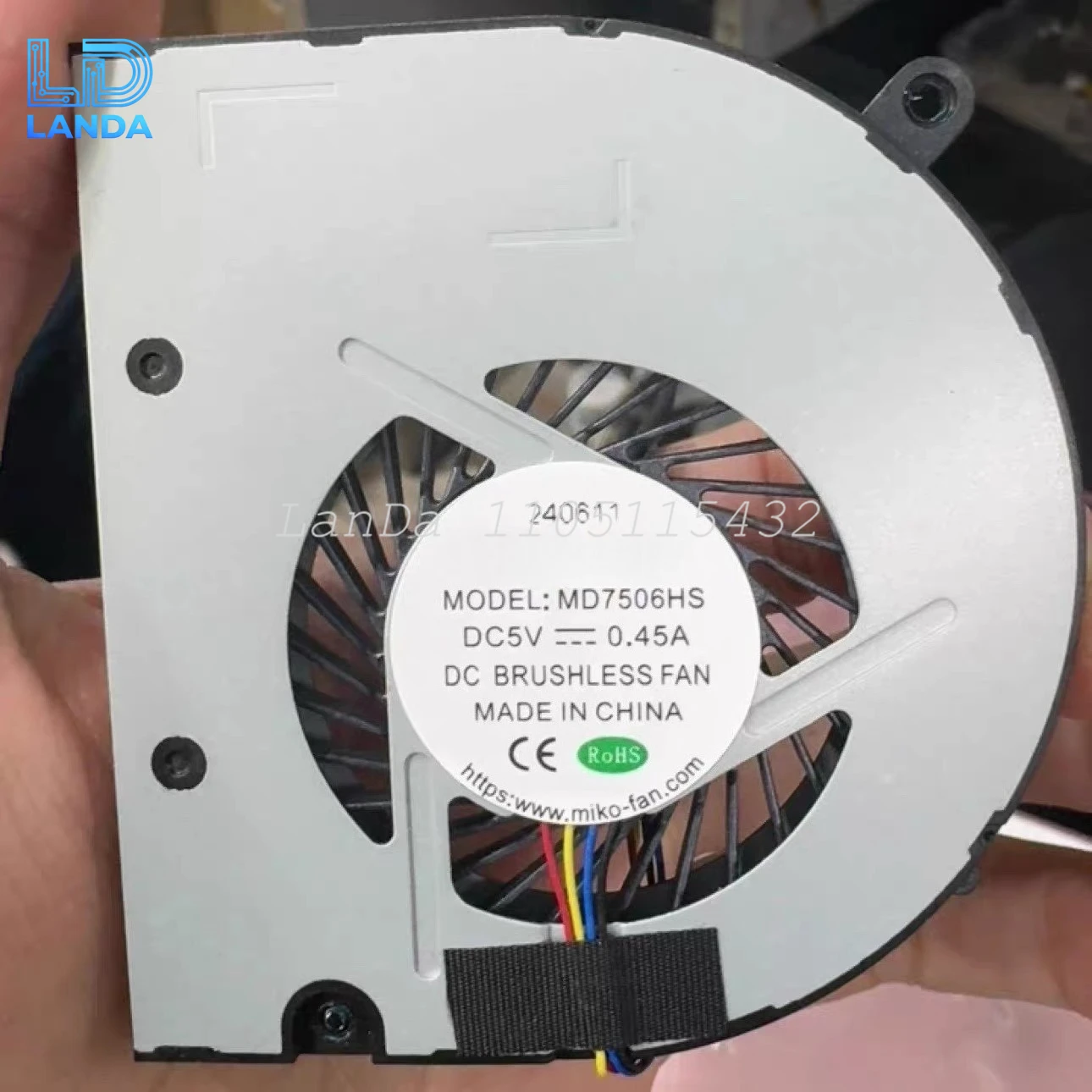 Фото Новый вентилятор охлаждения процессора для MD7506HS 3-проводной №3