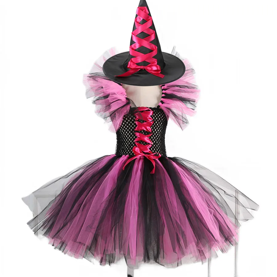 2 шт. платье-пачка ведьмы с шляпой на весь день Святого Валентина костюм
