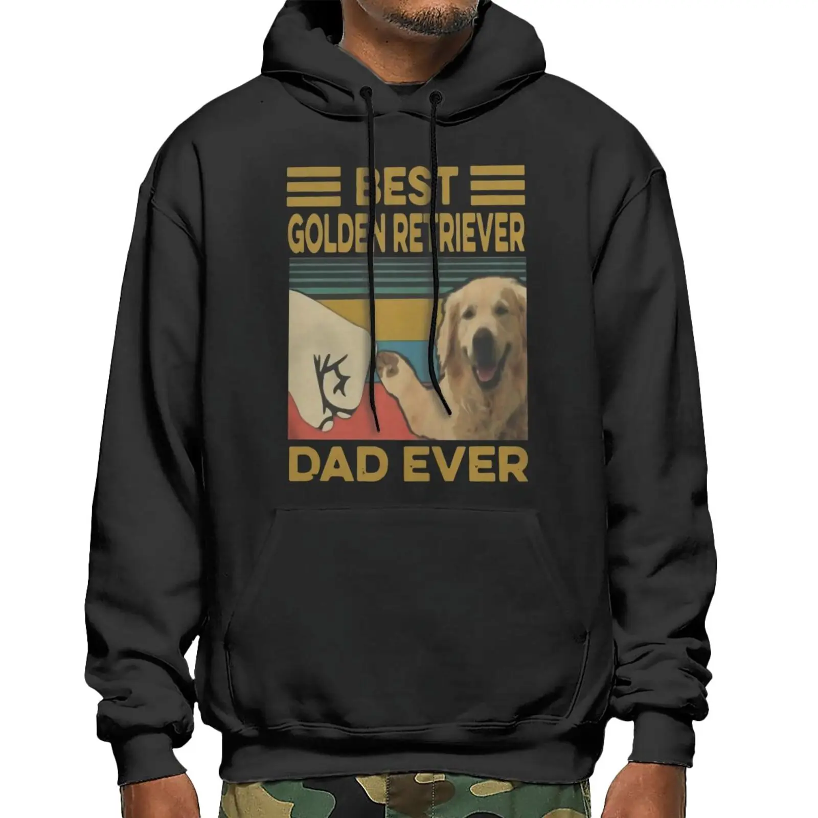 

Best Golden Retriever Dad Ever Style Hoodie Women's Sweatshirt Hoodies Women Hoodies Men Men's Clothing Sweats Sweatshirt Male