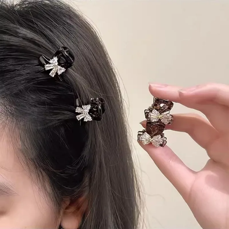 Блестящая шпилька для волос модный головной убор принцессы в форме банта девочек