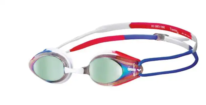 

Jr Youth Swim Goggles, Gold/Blue/, Mirror