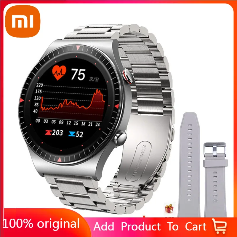 

Xiaomi Bluetooth Call Smartwatch Men Fitness Tracker 4G Memory Card Music Player Large Battery Smart Watch For Android IOS