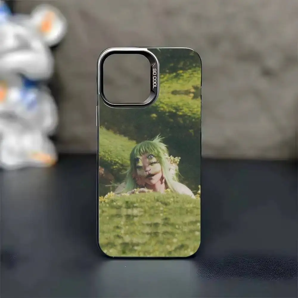 Фото Чехол для телефона Singer M-Melanie Martinez H-HADES THE SACRIFICE для iPhone 17 16 15 14 13 12 11 Pro Max Plus, матовый, серебристый, цвета конфет. №5