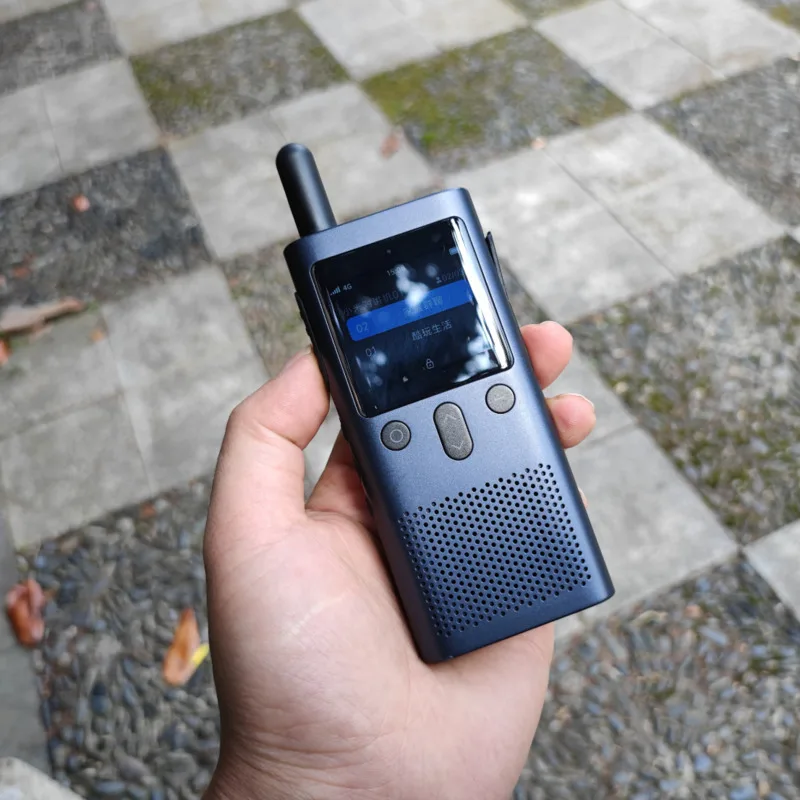 

Xiaomied Mijia Smart Walkie Talkie 3 With FM Radio Speaker Standby Smart Phone APP Location Share Fast Team Talk