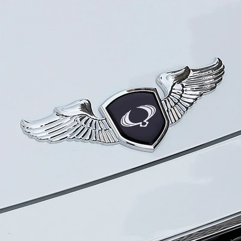Металлические наклейки на капот автомобиля с крыльями для SSANG YONG эмблема Actyon Rexton