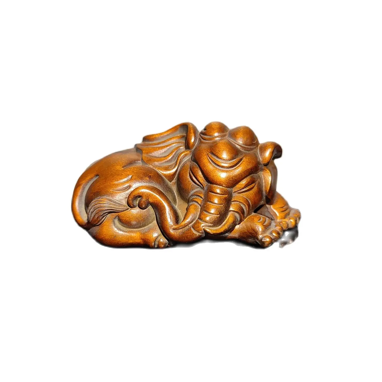 

Wooden Brown Carving Chinese Elephant Sculpture Statue Home Decor Figurines Zen decorative sculpture home decor