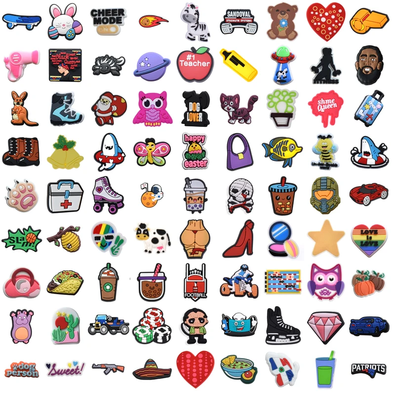 

Подвески для обуви, летние рождественские подарки, украшения для женщин, джинсов, детей, наборы для крокса, Очаровательные Подвески, дизайне...