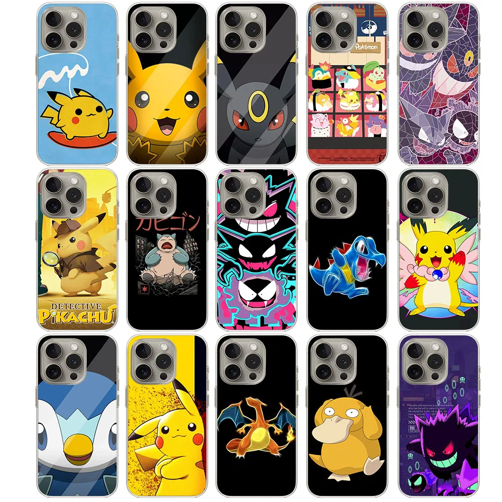 S-37 Dark Pokemon чехол для Moto One G 5G ACE Action G40 Fusion G5 Plus Power 2021 Hyper Macro Play Vision Zoom