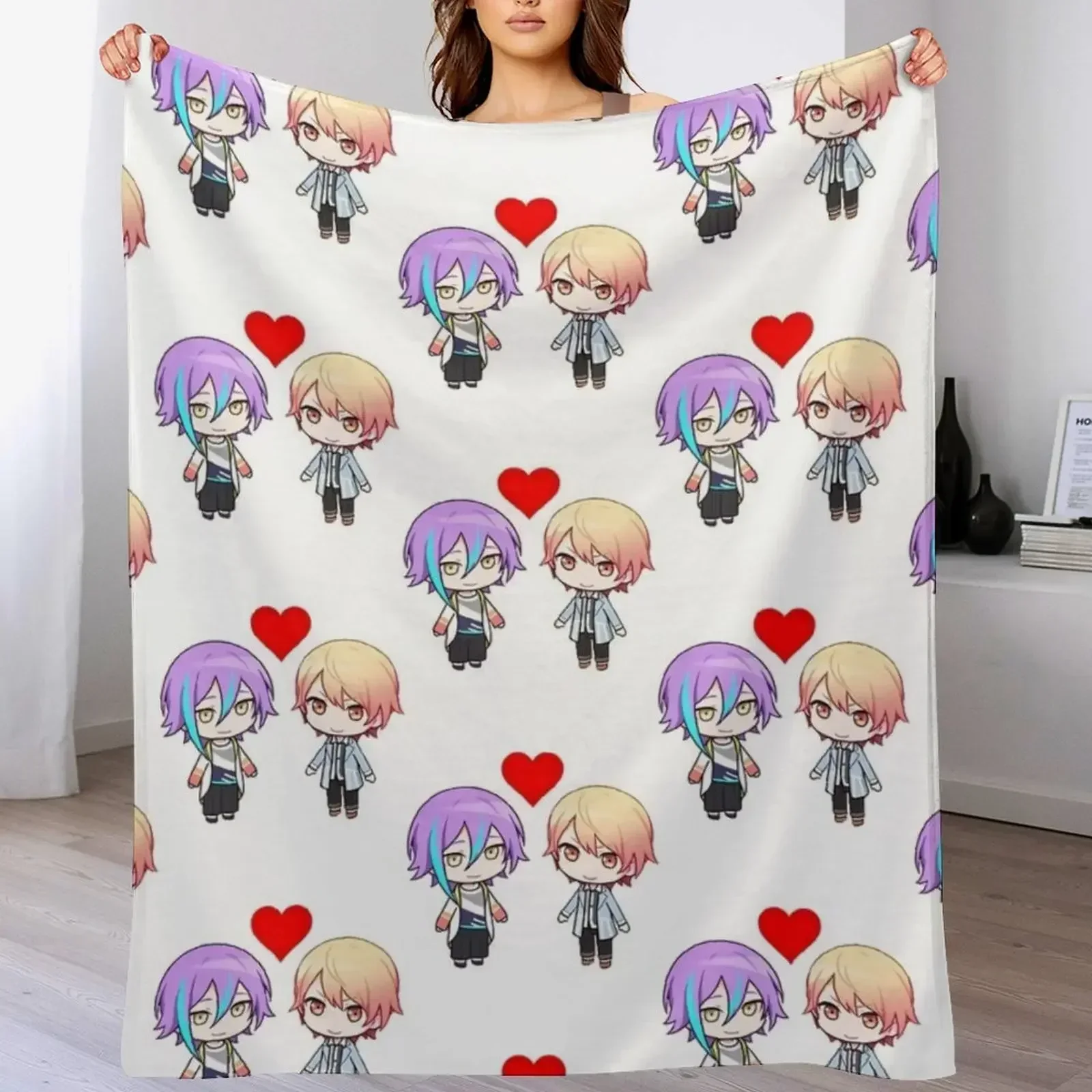 Rui Kamishiro Tenma Tsukasa In Love Project Sekai Ruikasa Одеяло для пикника на зиму Одеяла