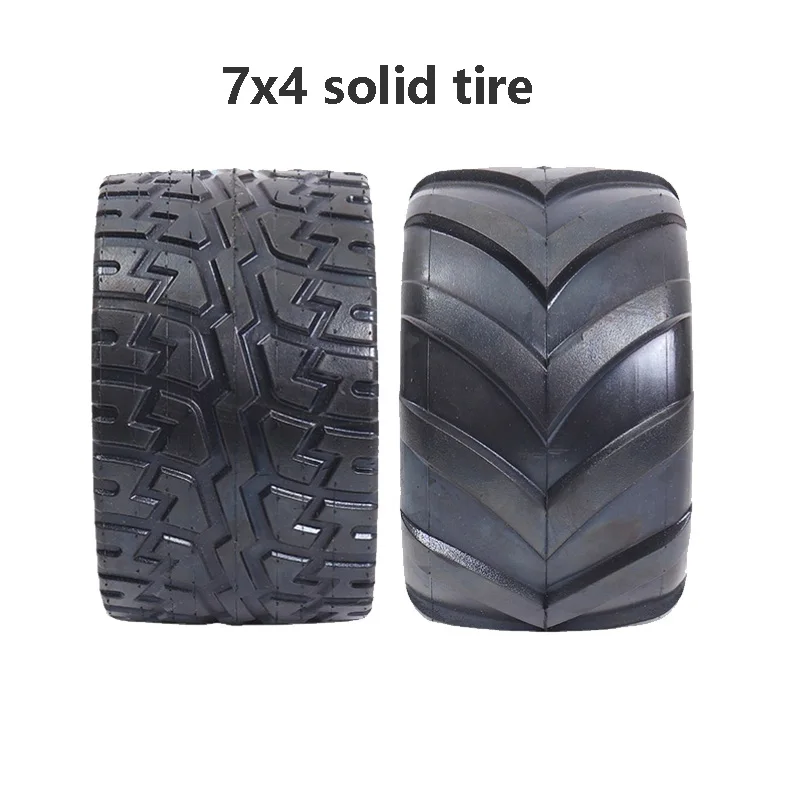 

Безвоздушные шины 7X4 подходят для шин электрических скутеров, сменных шин для балансирующего велосипеда, скутера