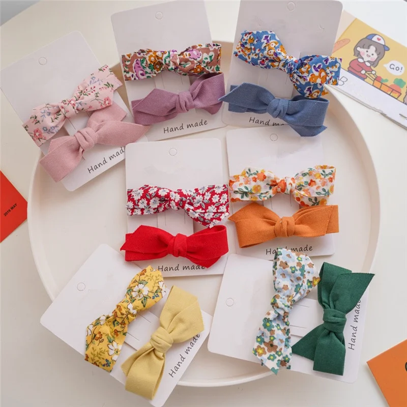 

2 шт./набор, заколки для волос с бантом