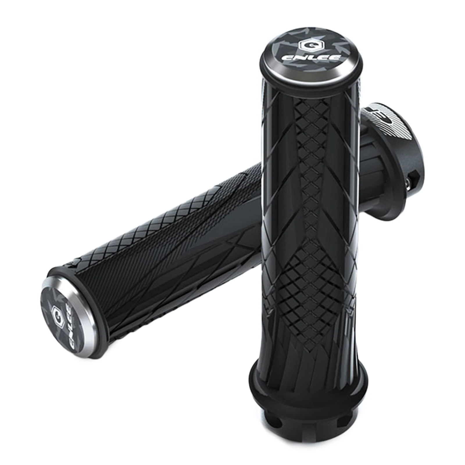 

1 Pair Bicycle Rubber Grip Set Anti-Slip Shock-Absorbing Unilaterally Locked For Road Mountain Trekking Folding Bike Riding Part