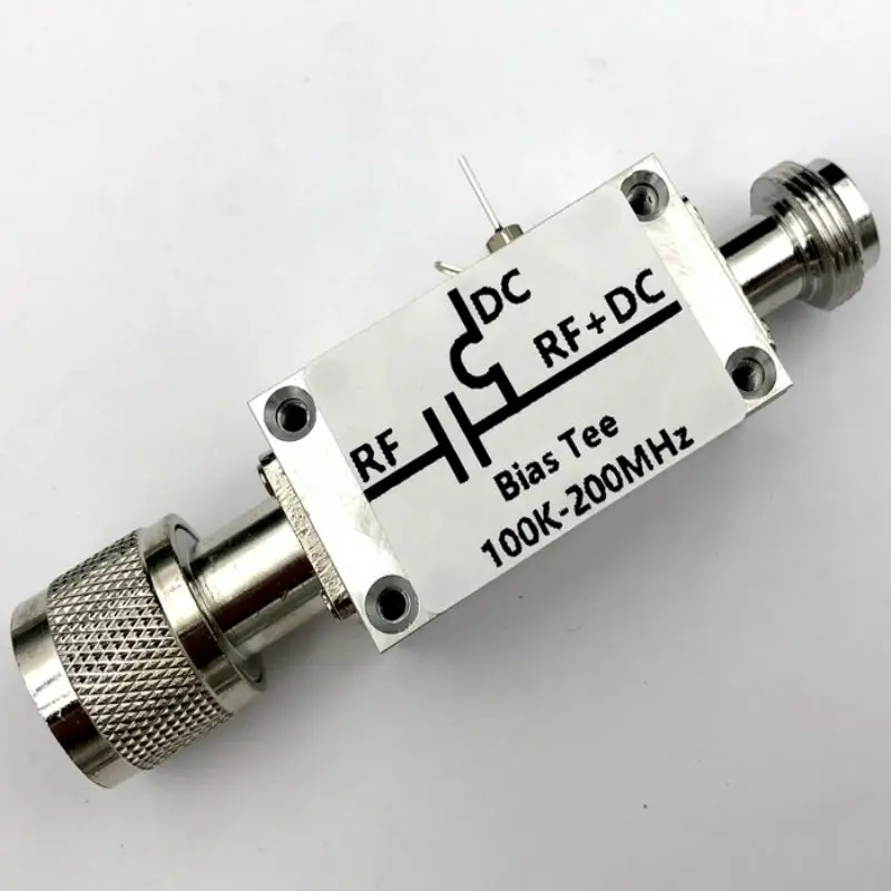 

0.1-200MHz 1A Long-wave Medium-wave Short-wave Ultra-short-wave DC Bias Straightener Coaxial Feed