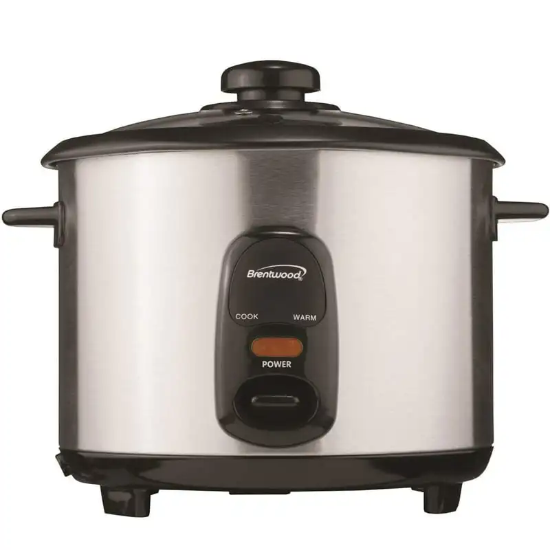 

TS-15 8 Cup Stainless Steel Rice Cooker with Measuring Cup and Spatula