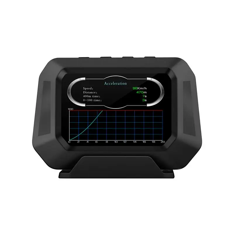 

GPS Digital Speedometer Universal Car Inclinometer Level Tilt Mete GPS HUD Car Head-up Display Car Speedometer Real-Time Monitor