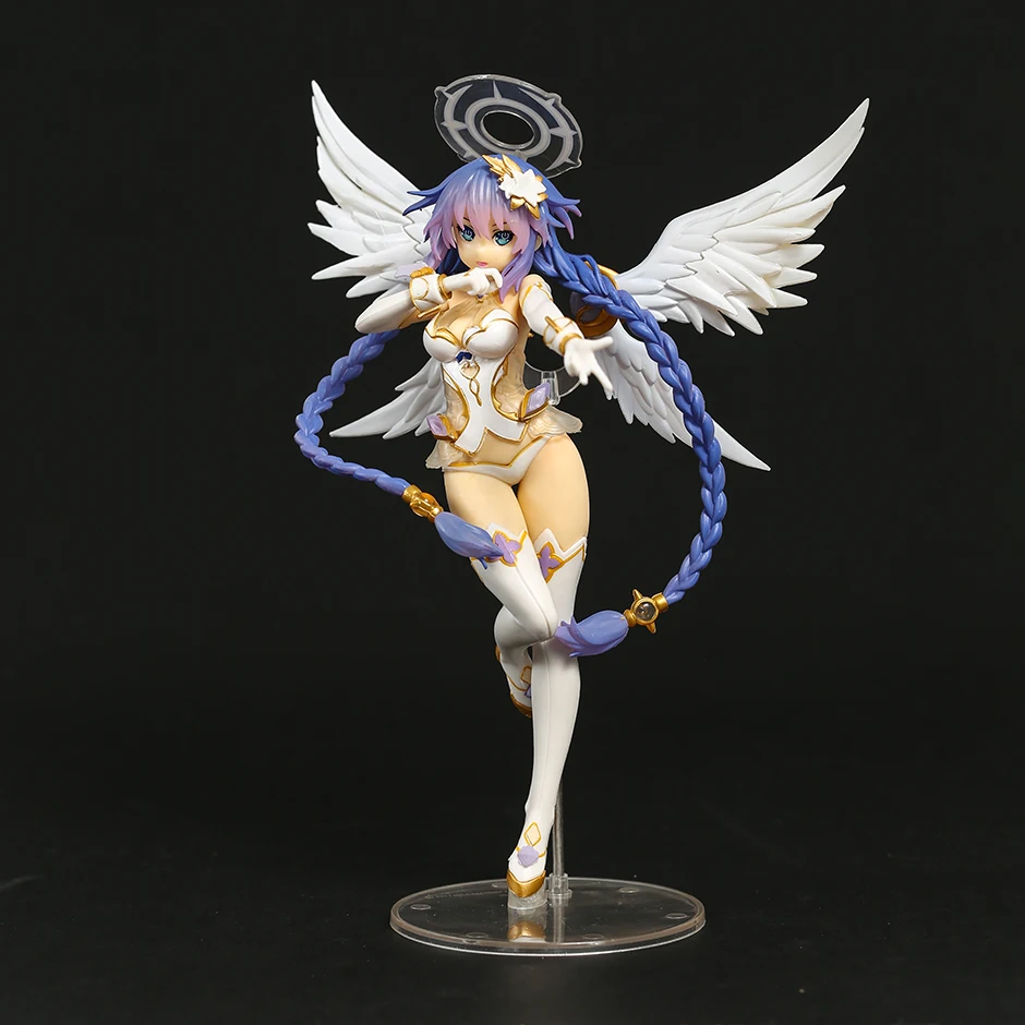 

4 goddess online Cyber Dimensional Neptune Purple Heart 1/7 Scale Collectible Figure Model Doll Decoration Toy