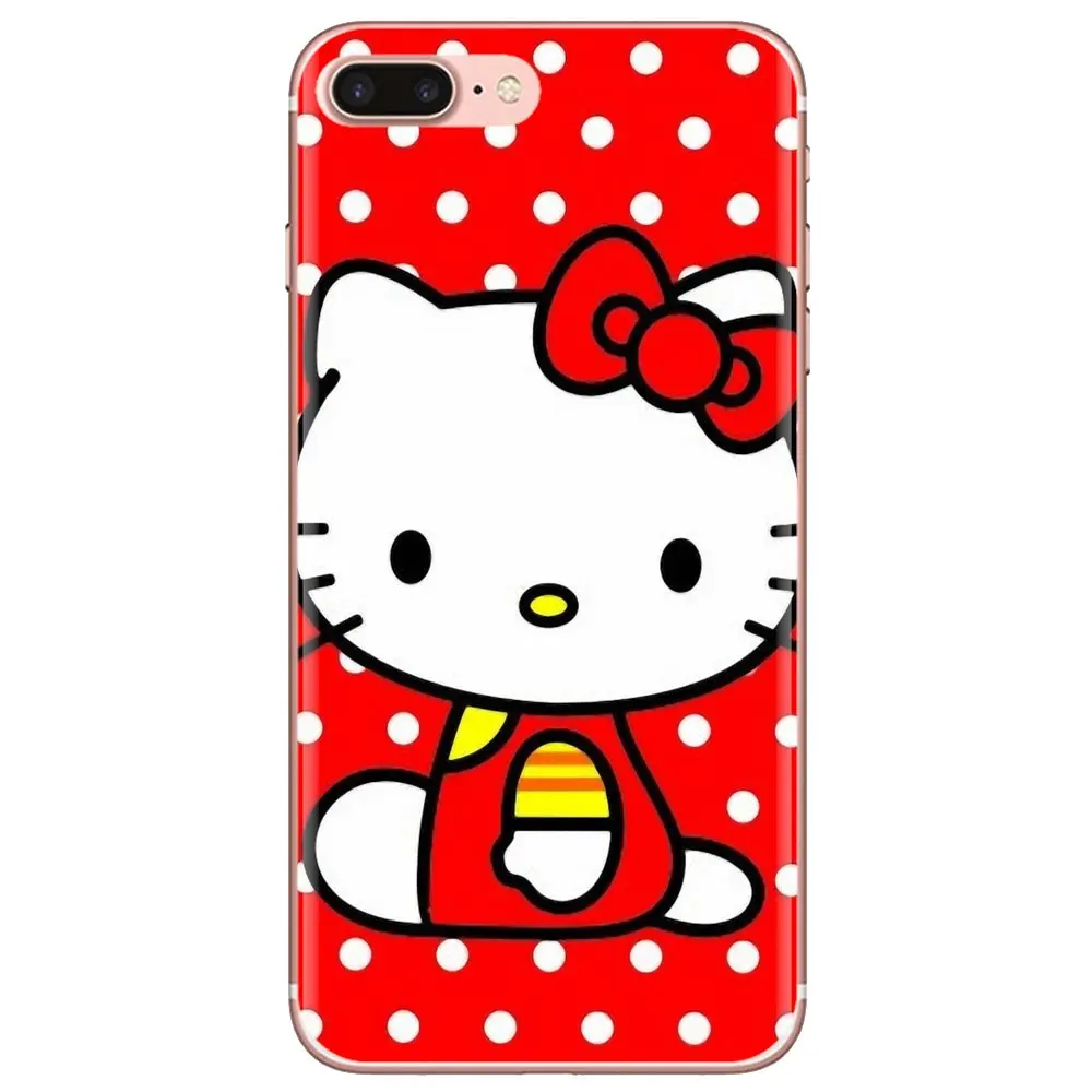 Силиконовый чехол с рисунком hello Kitty для Huawei Honor 6 6A 7 7X 7A 7C 8 8C 8X 9 9X 10 10i 20 Lite Play Pro