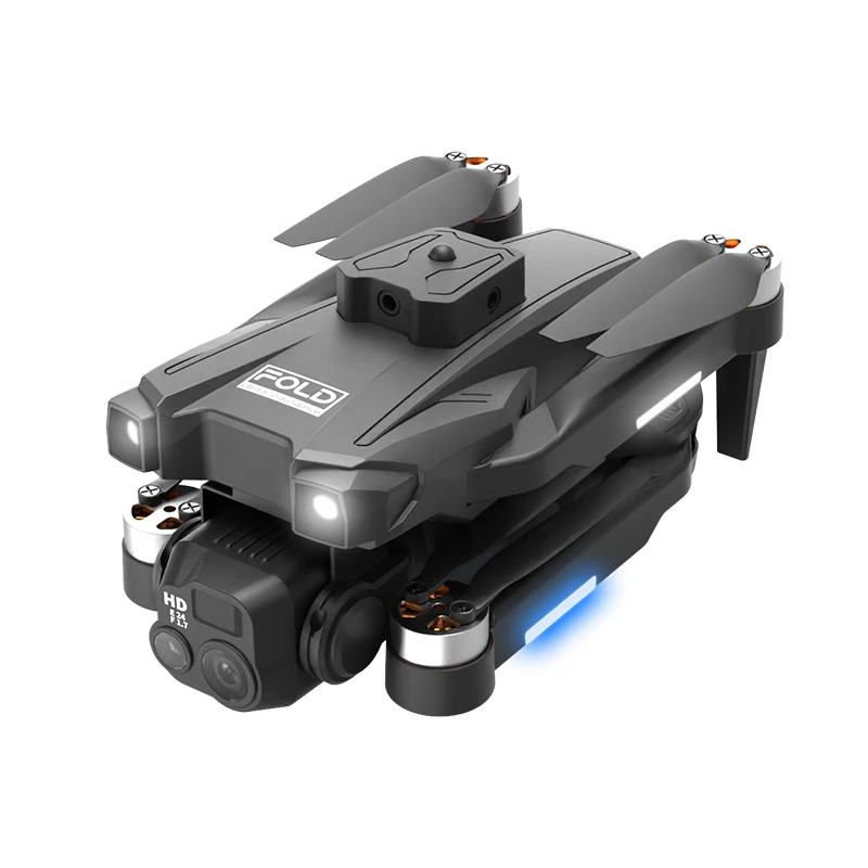 Складной дрон YK8 с тремя камерами HD 4K ночным видением