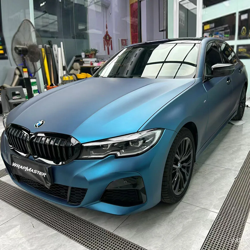 Полуночные синие автомобильные наклейки с эффектом тяжелого металла