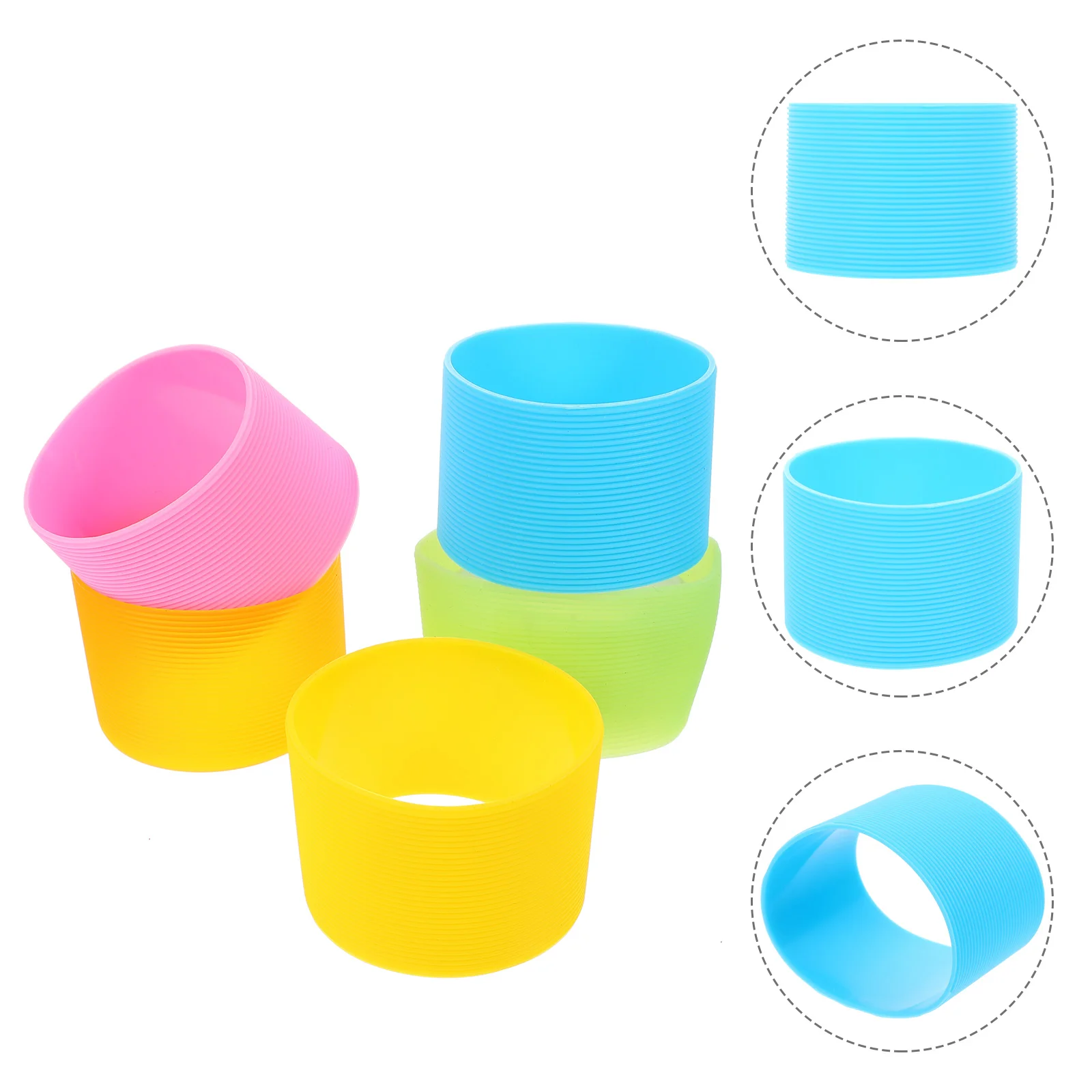 

5Pcs Anti-scald Bottle Band Bottle Cover Bottle Sleeve Glass Cup Cover