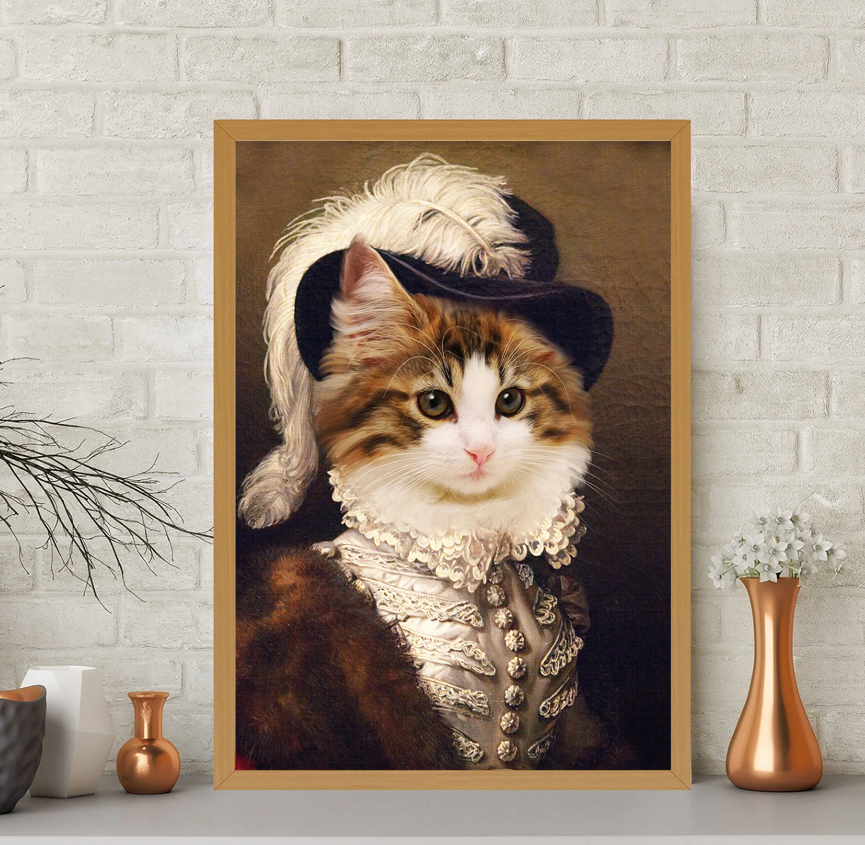 Винтажный постер с изображением животных