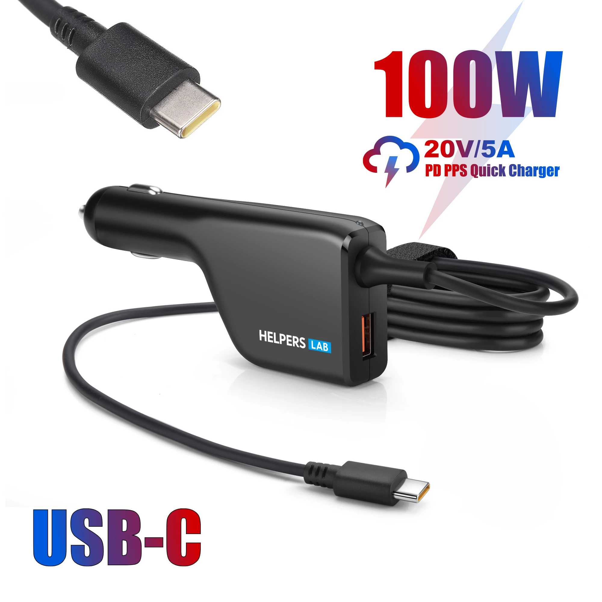 Адаптер для ноутбука, 118 Вт, 100 Вт, 18 Вт, QC3.0, совместим с Macbook Surface, HP, DELL, Lenovo, Thinkpad, ASUS, Acer