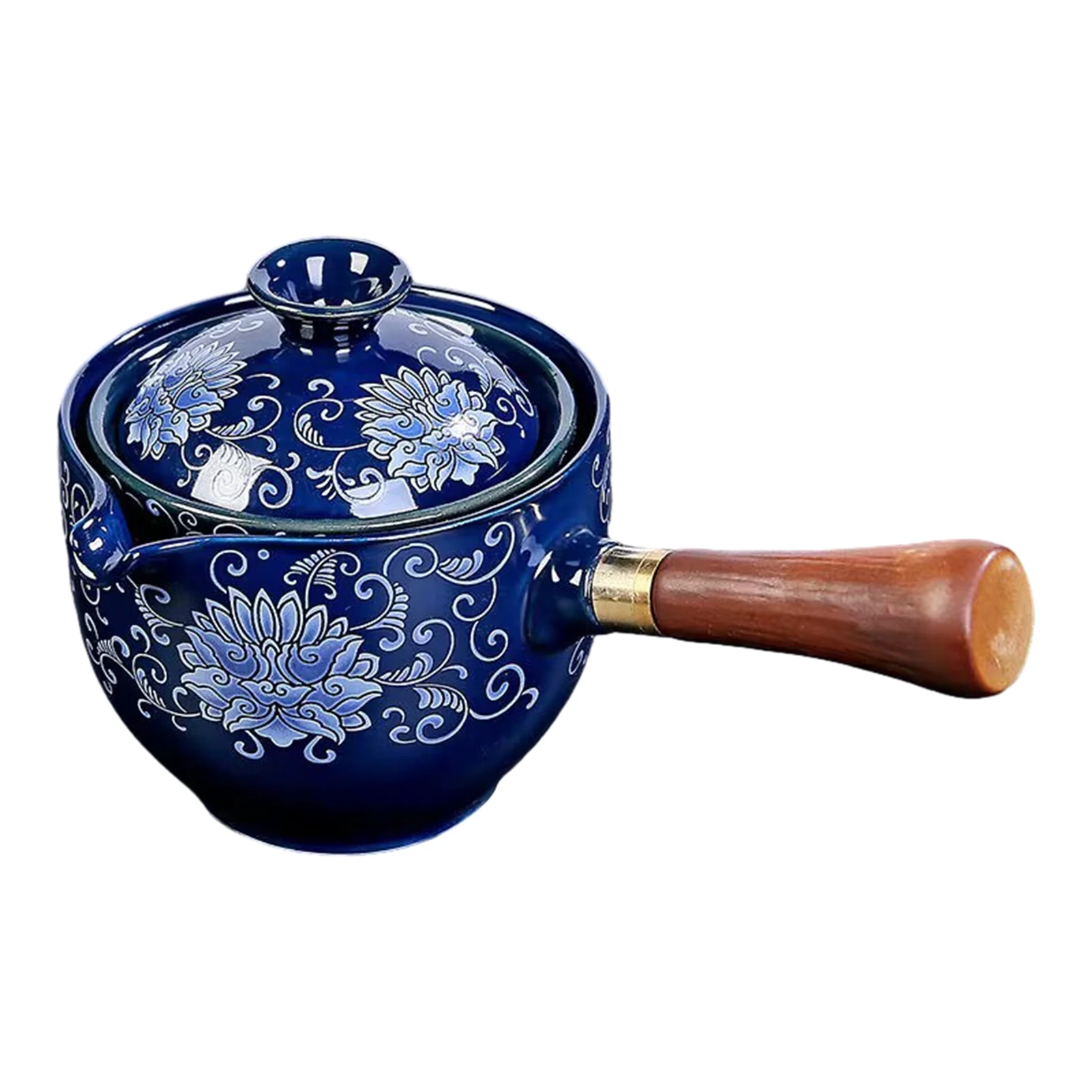 

Фарфоровый Китайский Чайный Сервиз Gongfu 360 ° Вращающийся Портативный Чайник Термостойкий Идеальный Подарок Для Любителей...