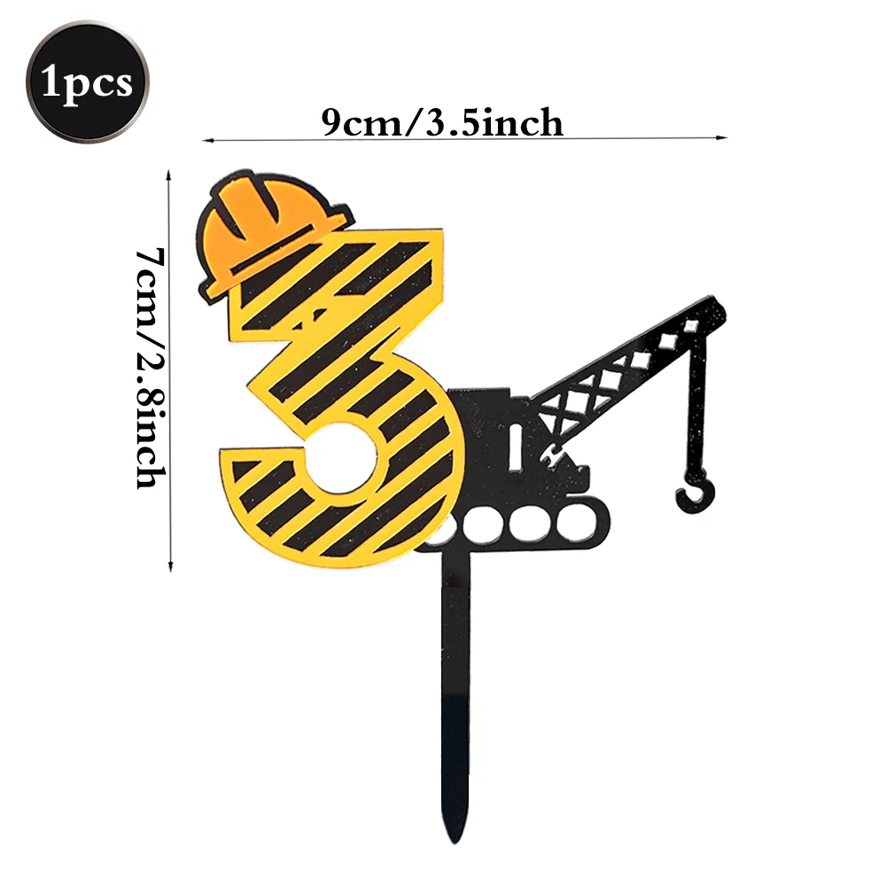 

Акриловый набор строительных кранов для торта EsenTroye