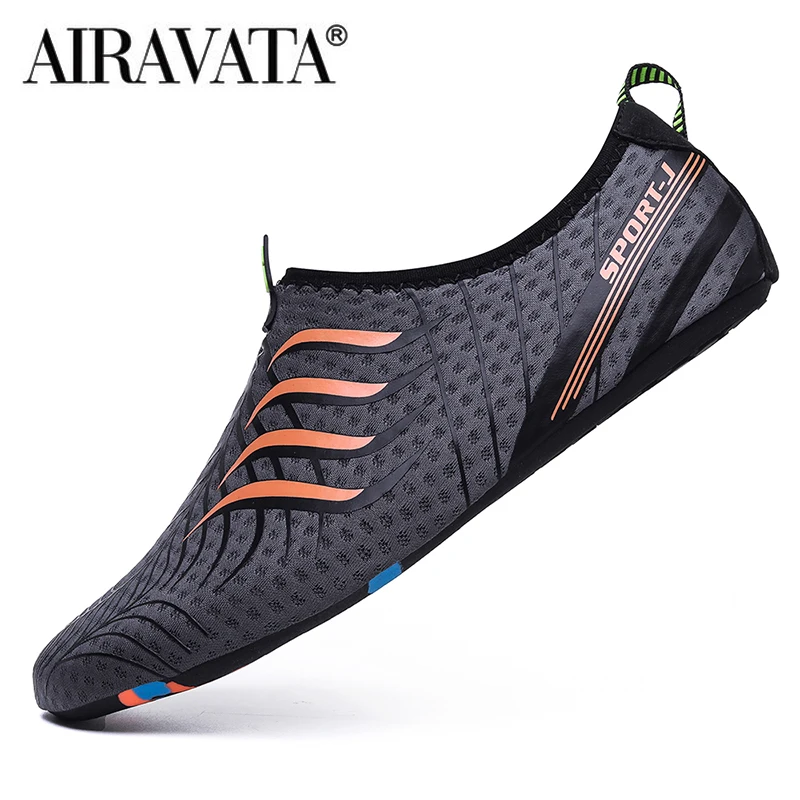 Men Women Water Shoes Breathable Beach Wading Shoes Lightweight Nonstop Slip on Sneakers Zapatillas Hombre