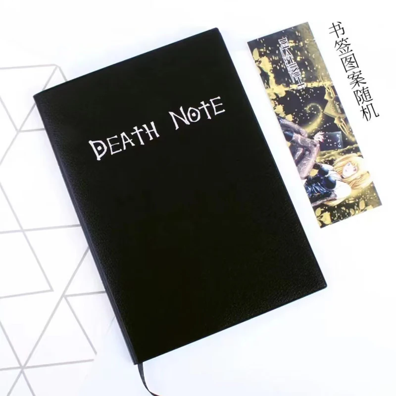 Набор блокнотов из аниме Death Note кожаный журнал с перьями и анимационным рисунком