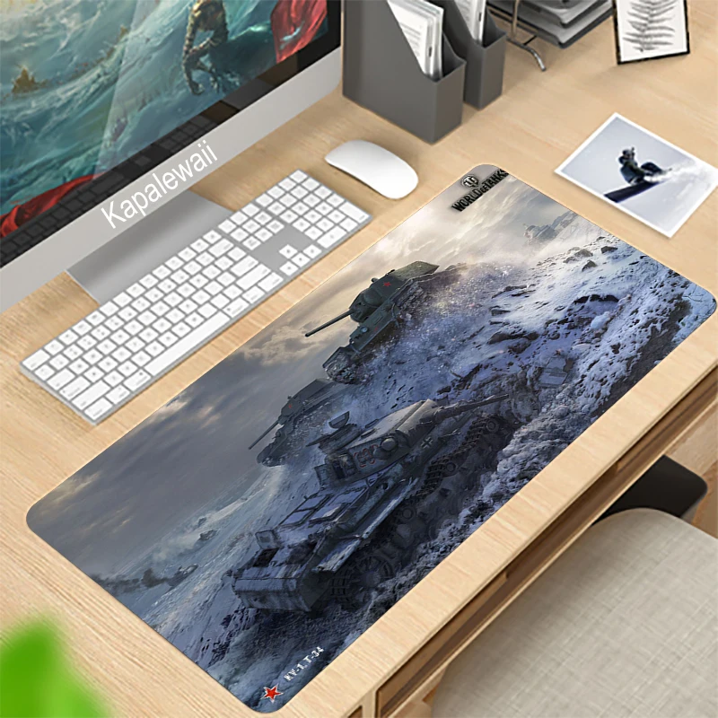 

World of Tanks Computer Gamer Mouse Pads Large Gaming Mousepad XXL Desk Mause Pad Keyboard Carpet Gaming Accessories For CSGO