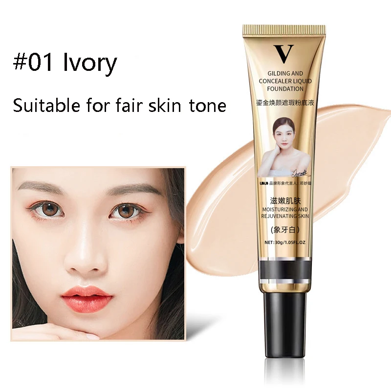 

Face Contour Concealer Liquid Waterproof Full Coverage Foundation Corrector Palette Base Professional Makeup for Dark Skin