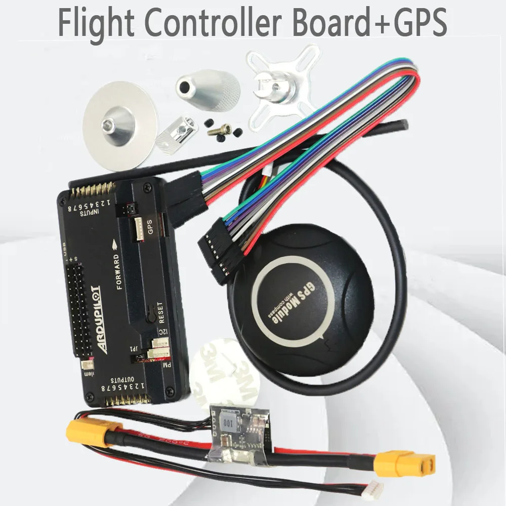 

Плата контроллера полета ArduPilot Mega APM2.8 для радиоуправляемой модели, с GPS