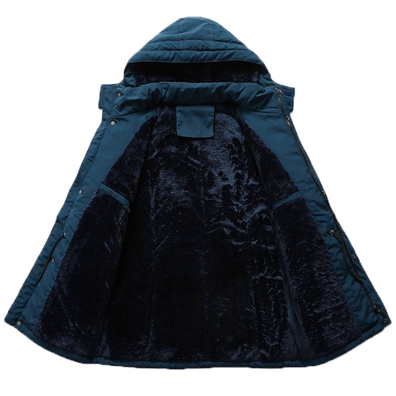 Мужская куртка-бомбер большого размера зимняя верхняя одежда флисовая мужская