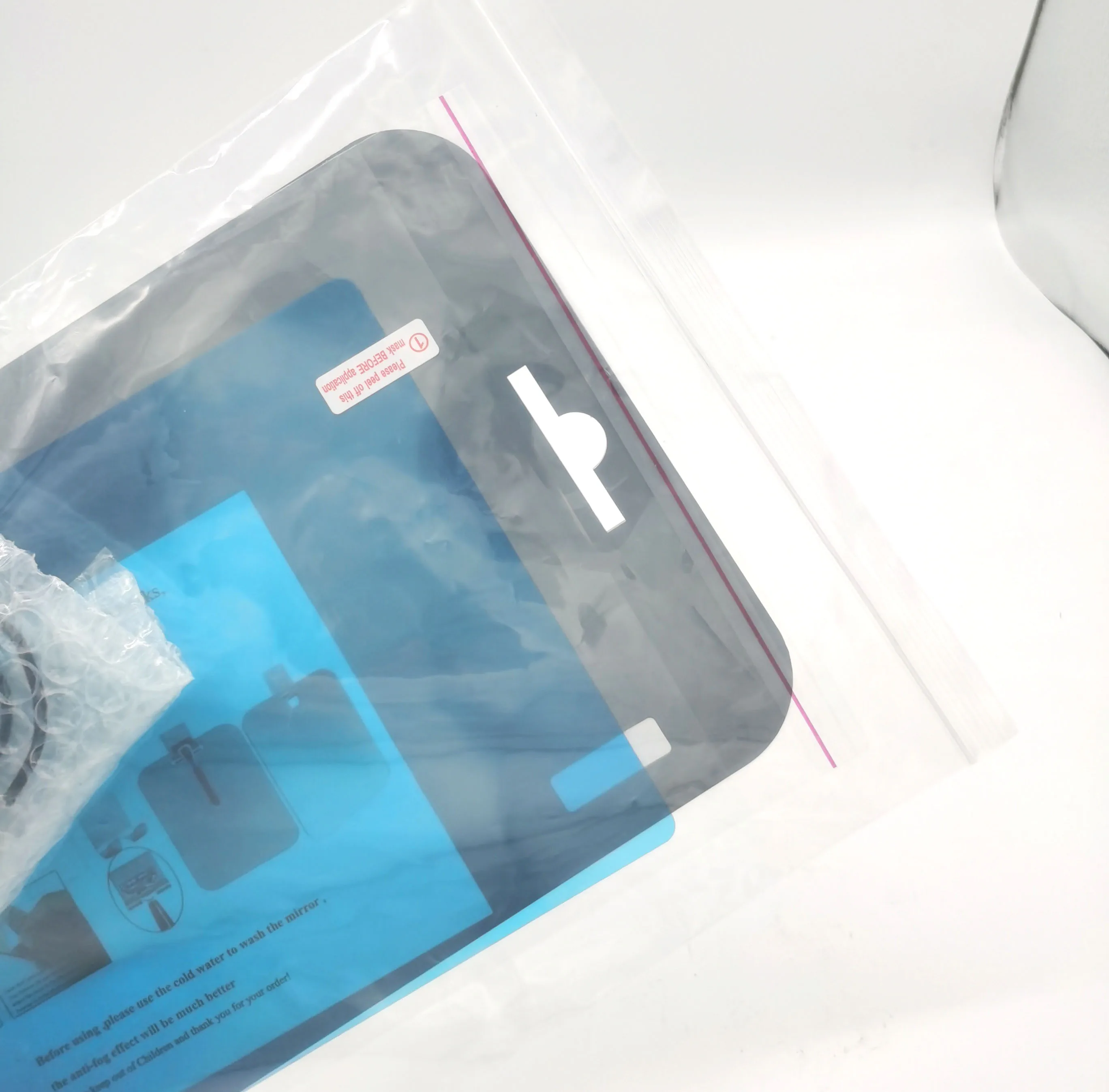 Акриловое зеркало против запотевания для ванной комнаты, инструменты для бритья в душе, без запотевания, аксессуары для путешествий для мужчин и женщин с настенным креплением на присоске.