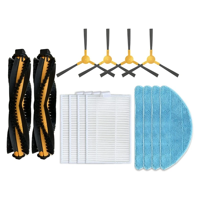 

Vacuum Cleaner Accessories Parts Kits Main Brush Side Brush Hepa Filter Primary Filter Mop Rag For Proscenic 800T 820S