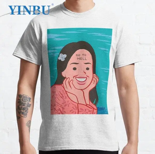 

joan cornella - go to hell High quality YINBU Brand t shirts Unisex short t-shirt fashion Graphic Tee