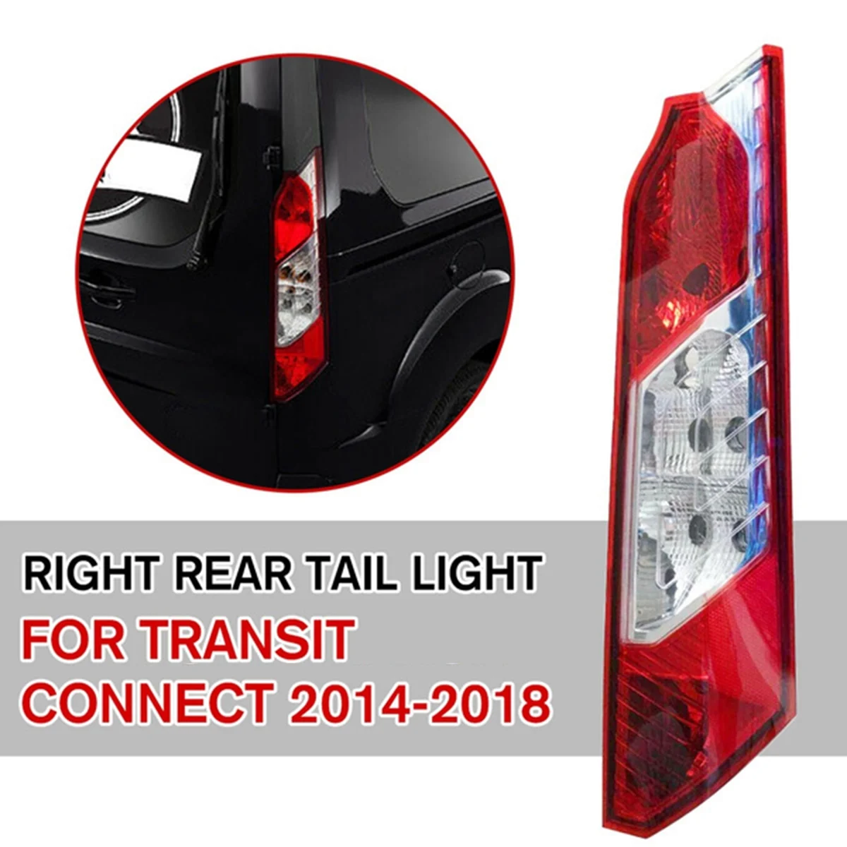 2 шт. для Ford Transit Connect MK2 Van 2014-2021 Автомобильная задняя фонарь