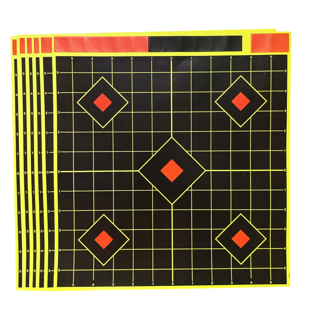

10pcs 12 Inch Adhesive Splatter Target Sticker Archery Accessories Targets Paper Shooting Accessories Parts Indoor Sports
