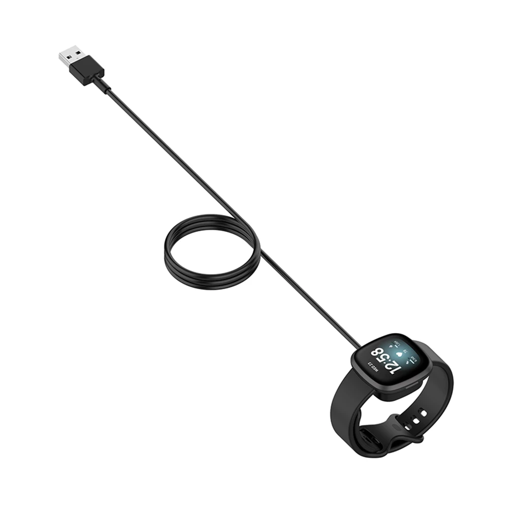 

30cm/1m Charging Cable Dock Station Fast Charge Charging Dock Stand Power Adapter Cord Dock Accessories for Fitbit Versa4/sense2