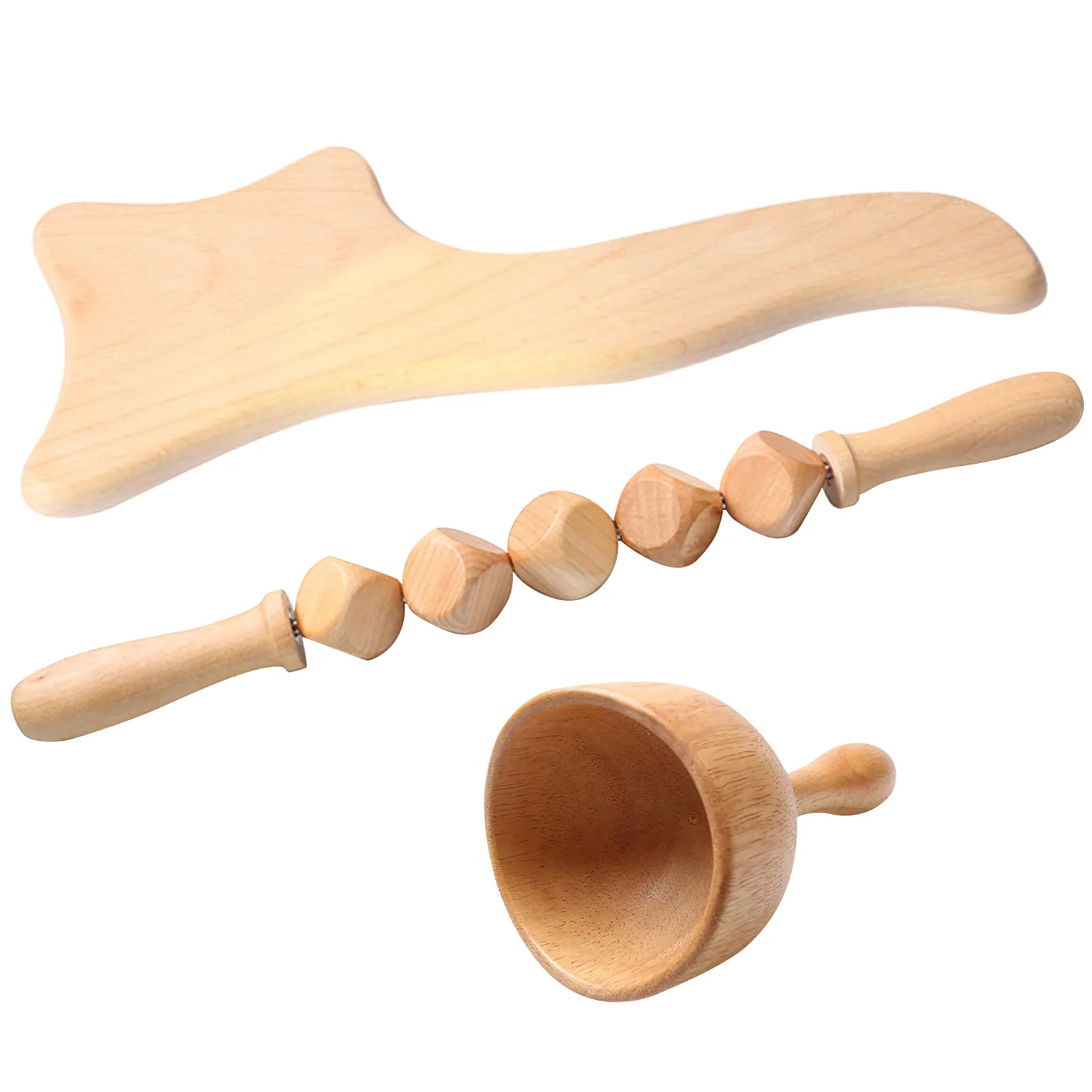 

Wood Therapy Massage Tools Wood Therapy Tools For Body Shaping Wood Massage Roller Lymphatic Drainage Paddle Cup Scraper For Bod