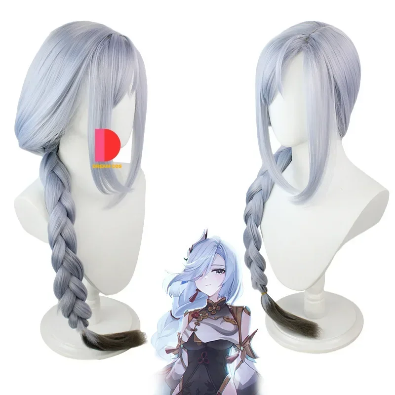 Genshin Impact Shenhe Косплей Костюм Сексуальный Аниме Комбинезон Хэллоуин Наряд для