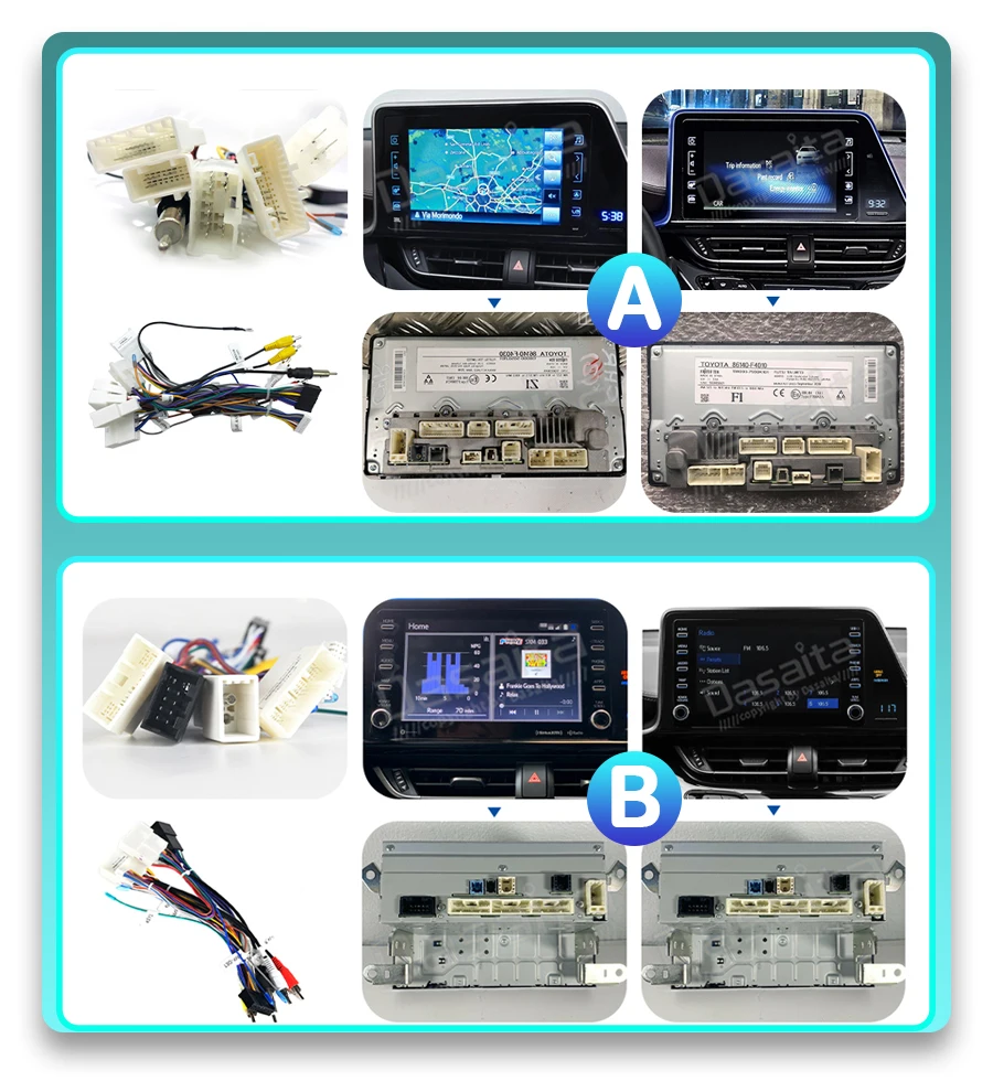 WITSON Автомобильный мультимедийный плеер Android AI голосовое стерео видео GPS для Toyota