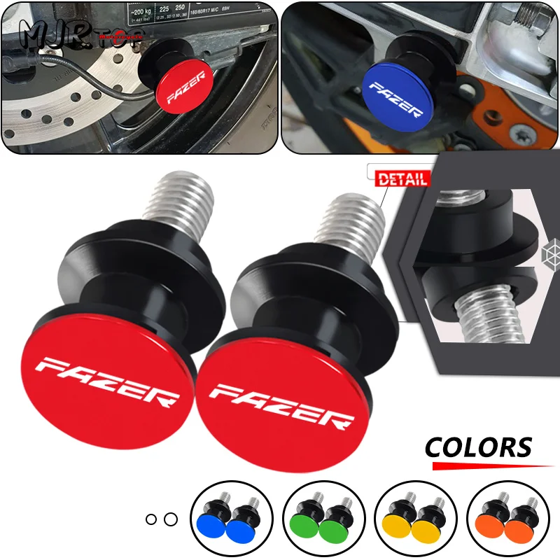 

Motorcycle Accessories For YAMAHA FZ6 FZ6N FZ6S FZ1 FZ1S FZ1N FZ8 FAZER 6M Swingarm Spools Slider Stand Screw fz1 fz6 fz8 LOGO