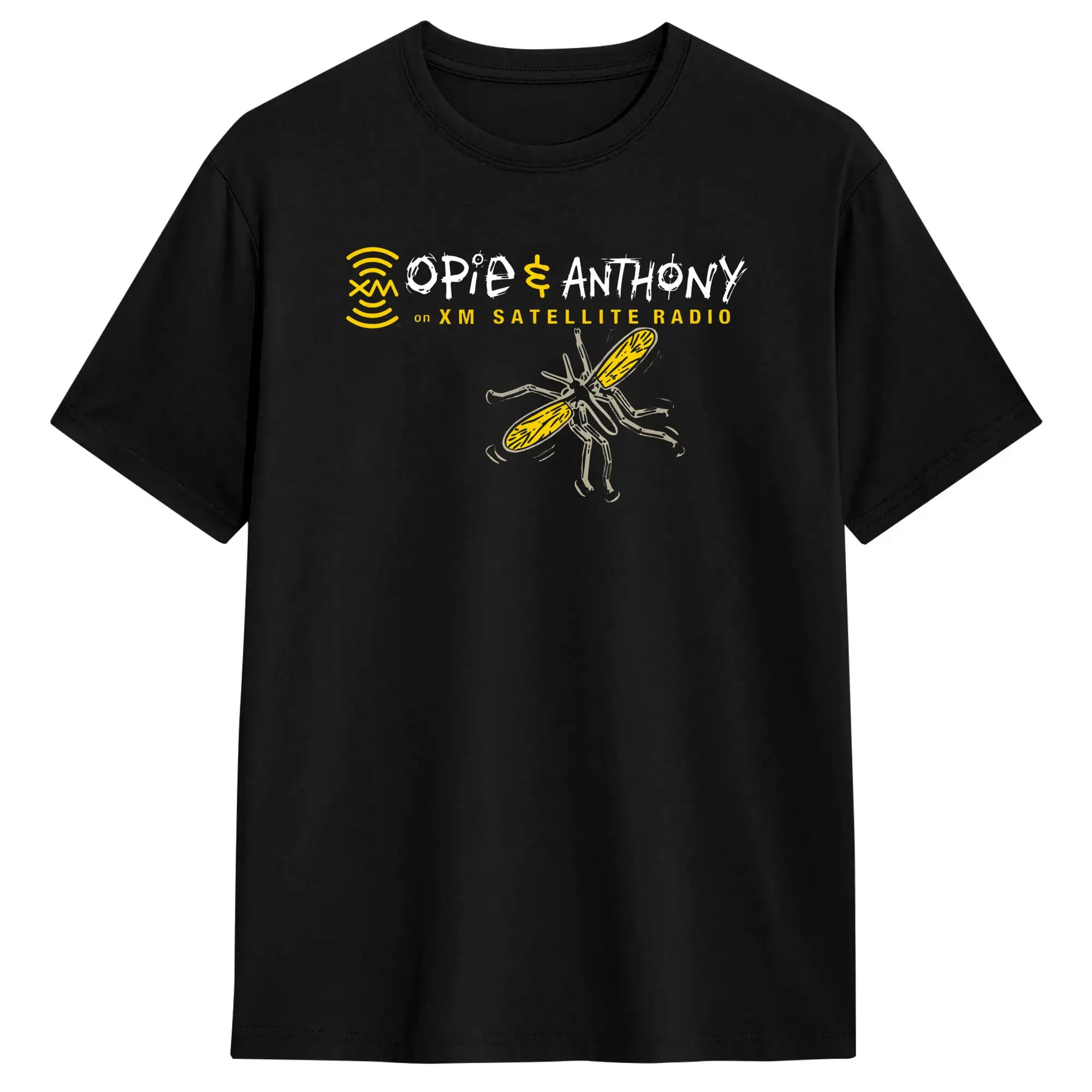 Фото Футболка из 100% хлопка для мужчин с принтом американского телешоу Opie And Anthony, футболки Y2K, футболка оверсайз, повседневная одежда №1